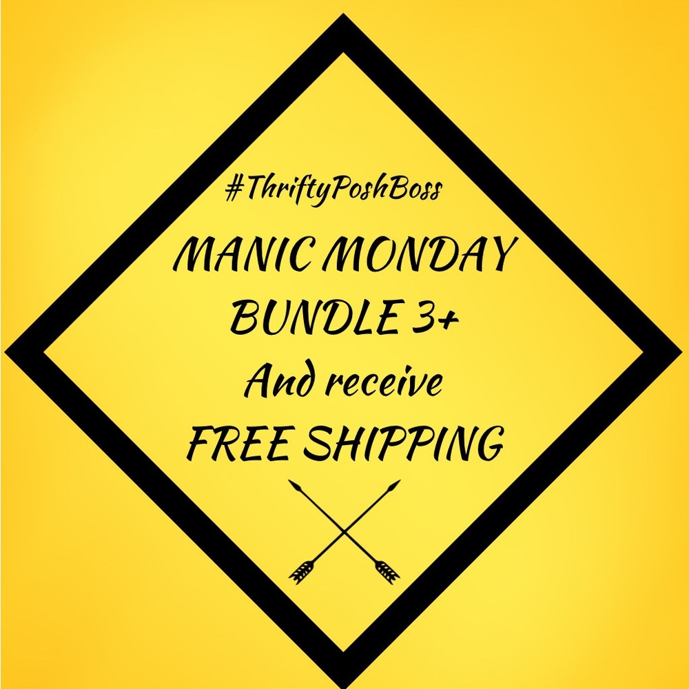 MANIC MONDAY !!! FREE SHIPPING 🖤⚡️🖤⚡️ Dresses, jeans and more PRICE DROP!!